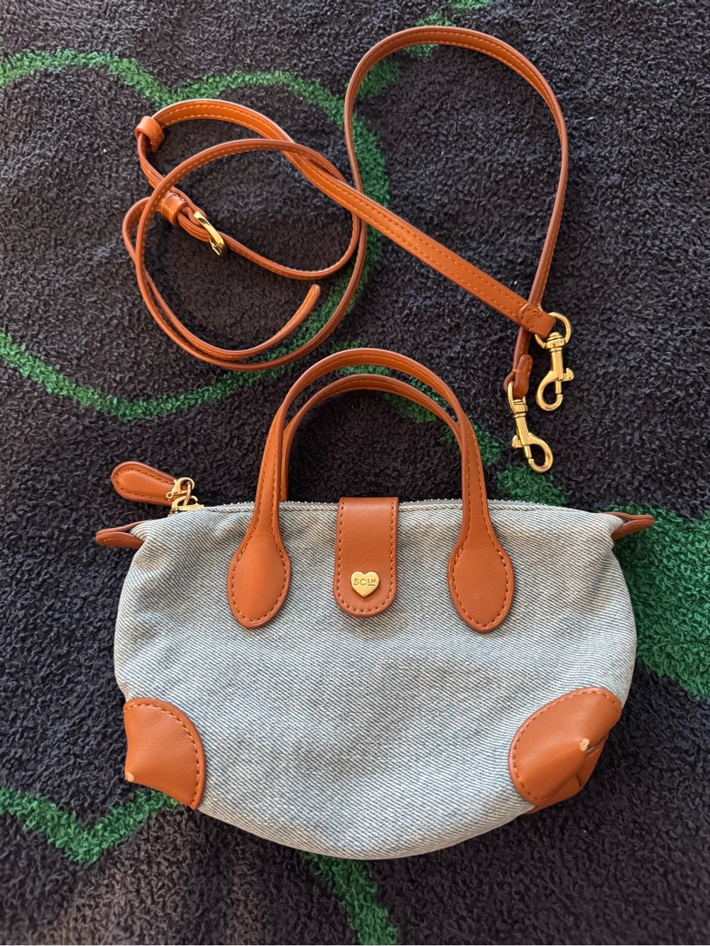 Stoney Clover Lane Denim Pouchette
